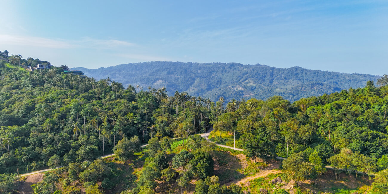 PANORAMIC SEA AND MOUNTAIN VIEWS LAND IN BOPHUT